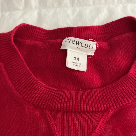 Crewcuts Red crewneck sweater - Picture 2 of 4